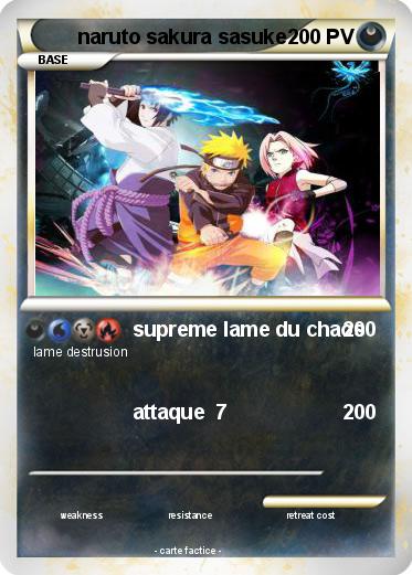 Pokemon naruto sakura sasuke