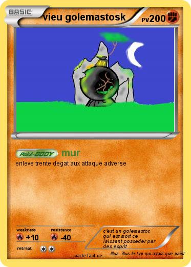 Pokemon vieu golemastosk