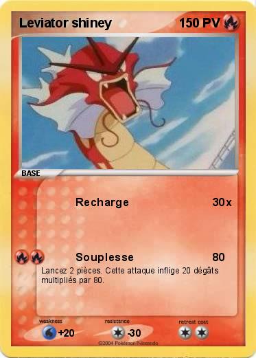 Pokemon Leviator shiney