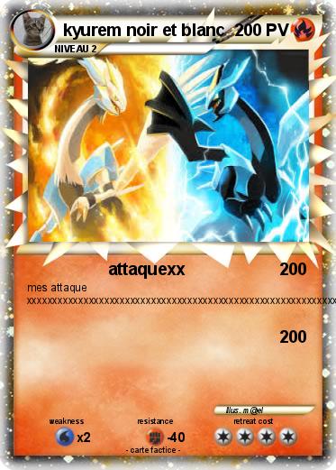 Pokemon kyurem noir et blanc