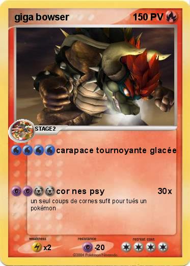 Pokemon giga bowser
