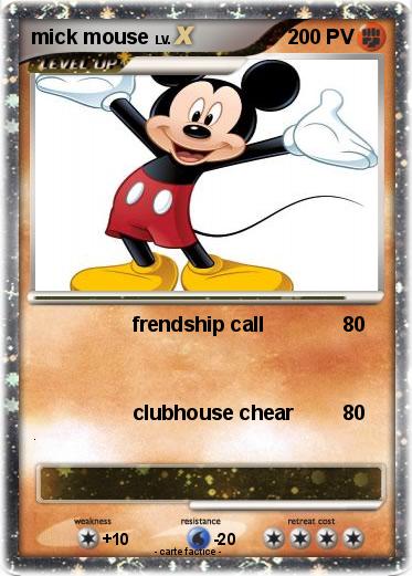 Pokemon mick mouse