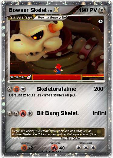 Pokemon Bowser Skelet