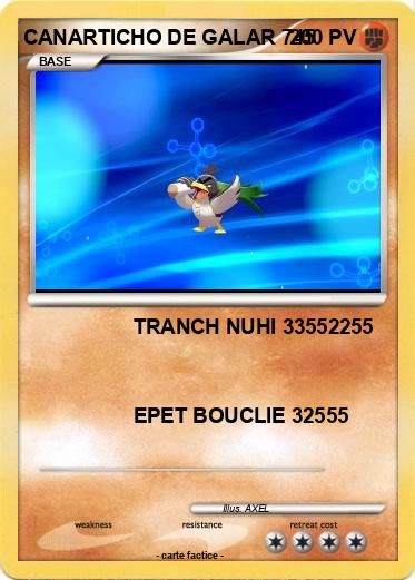 Pokemon CANARTICHO DE GALAR 745