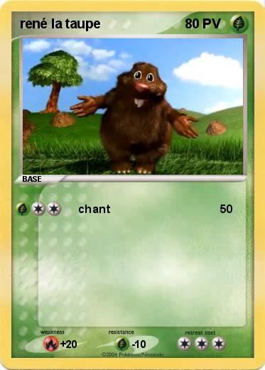 Pokemon rené la taupe