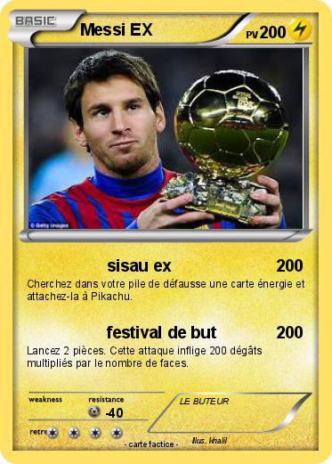 Pokemon Messi EX