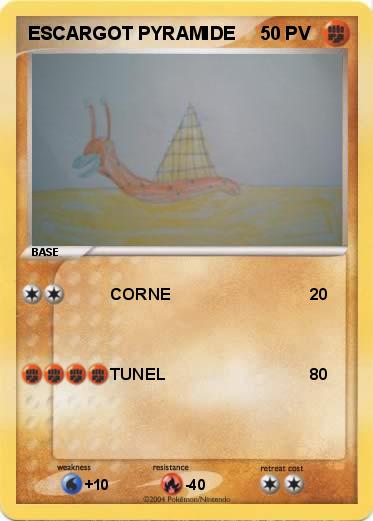 Pokemon ESCARGOT PYRAMIDE 