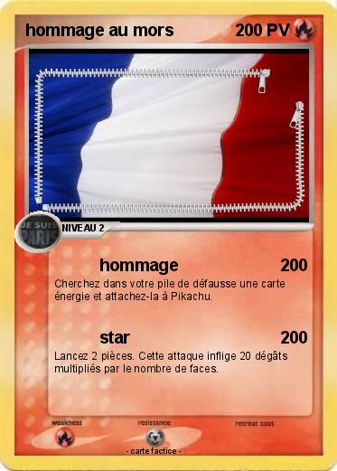 Pokemon hommage au mors