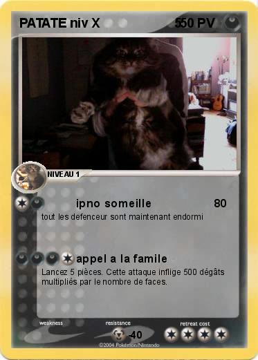 Pokemon PATATE niv X                     5