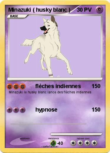 Pokemon Minazuki ( husky blanc )