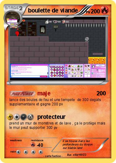 Pokemon boulette de viande
