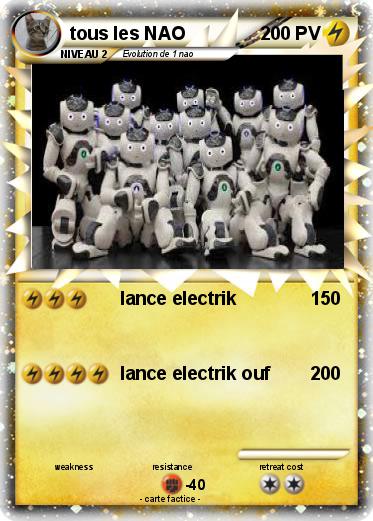 Pokemon tous les NAO