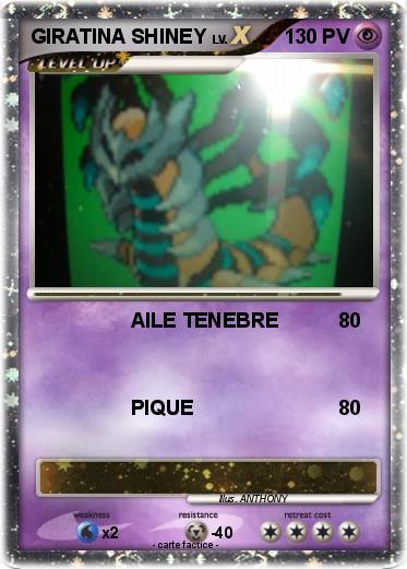Pokemon GIRATINA SHINEY
