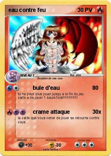 Pokemon eau contre feu