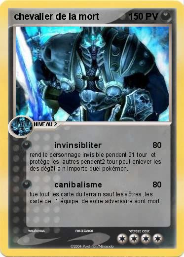 Pokemon chevalier de la mort
