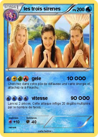 Pokemon les trois sirenes