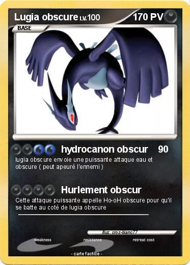 Pokemon Lugia obscure
