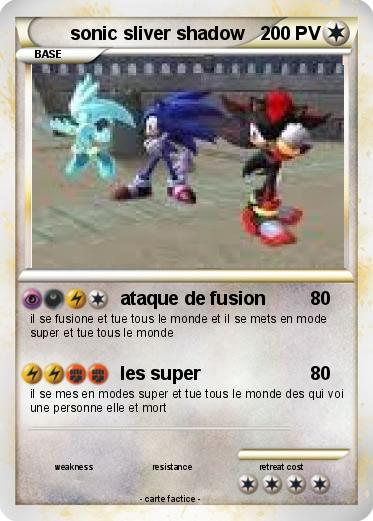 Pokemon sonic sliver shadow