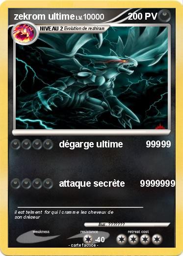 Pokemon zekrom ultime