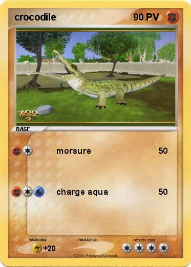 Pokemon crocodile