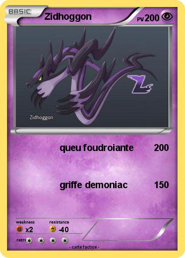 Pokemon Zidhoggon