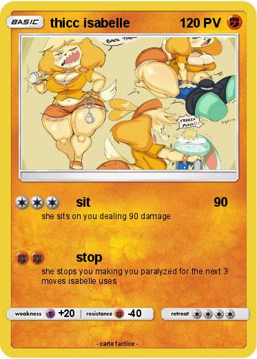 Pokemon thicc isabelle