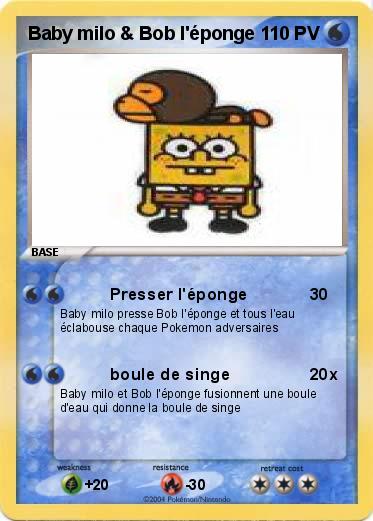 Pokemon Baby milo & Bob l'éponge