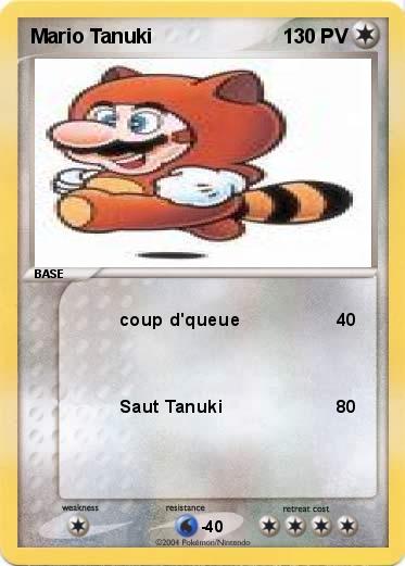 Pokemon Mario Tanuki