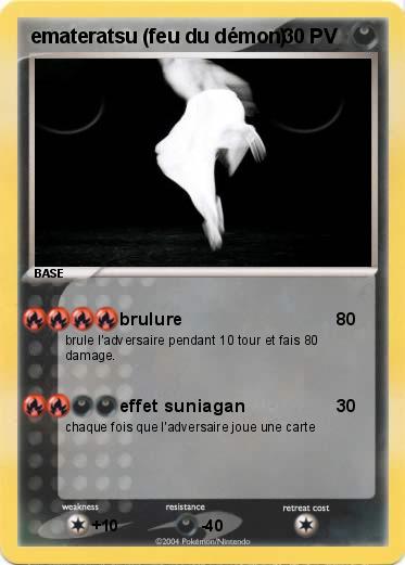 Pokemon emateratsu (feu du démon)