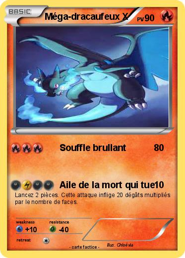 Pokemon Méga-dracaufeux X