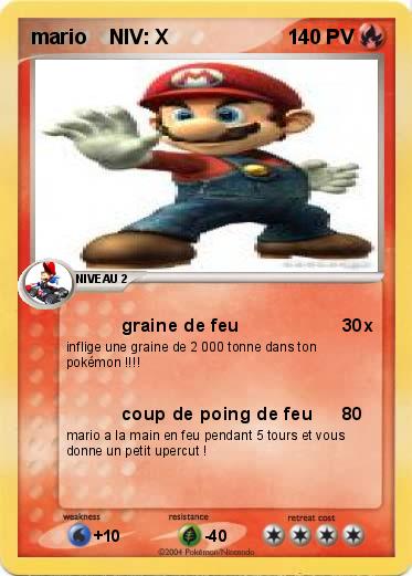 Pokemon mario    NIV: X