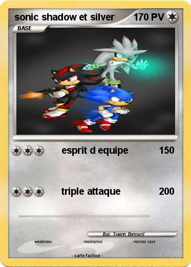 Pokemon sonic shadow et silver