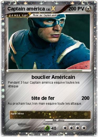 Pokemon Captain américa