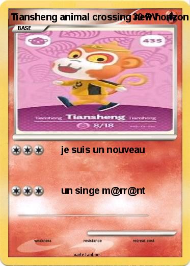 Pokemon Tiansheng animal crossing new horizon