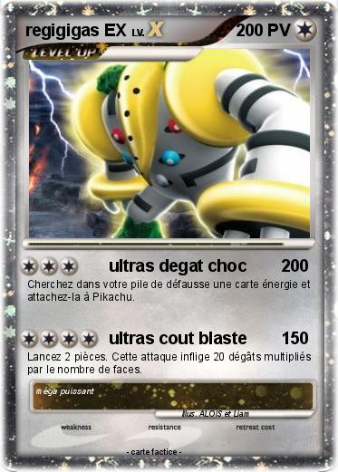 Pokemon regigigas EX