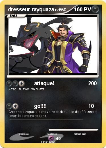 Pokemon dresseur rayquaza