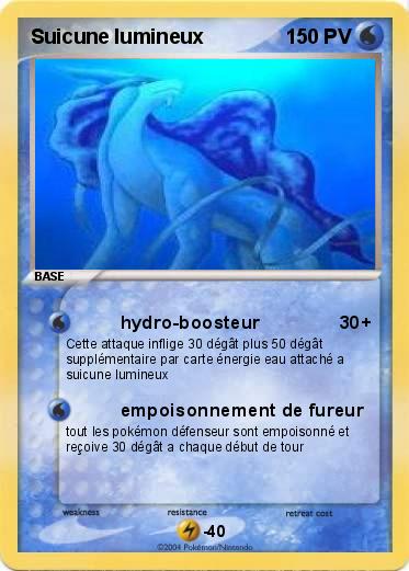 Pokemon Suicune lumineux