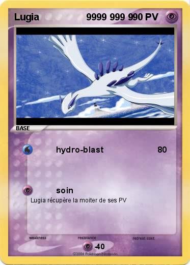 Pokemon Lugia                  9999 999 9
