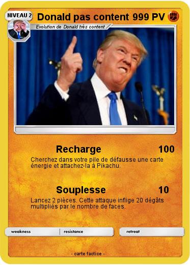 Pokemon Donald pas content