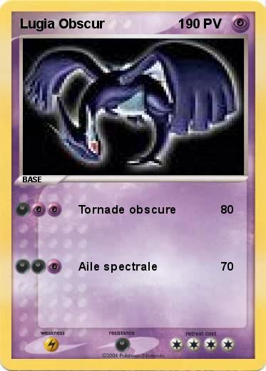 Pokemon Lugia Obscur                    1