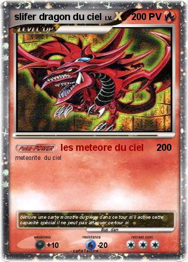 Pokemon slifer dragon du ciel