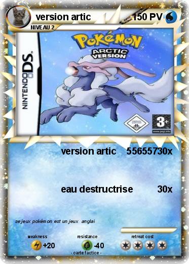 Pokemon version artic