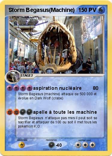 Pokemon Storm Begasus(Machine)