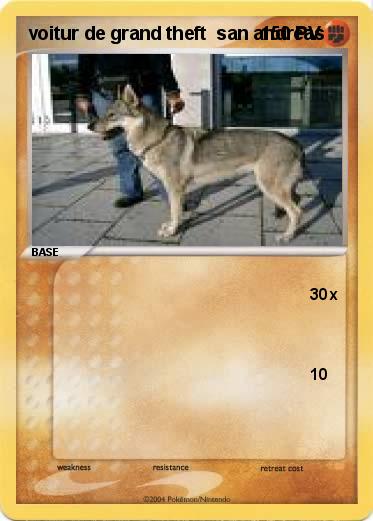 Pokemon voitur de grand theft  san andreas