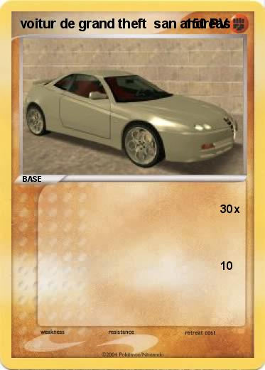 Pokemon voitur de grand theft  san andreas