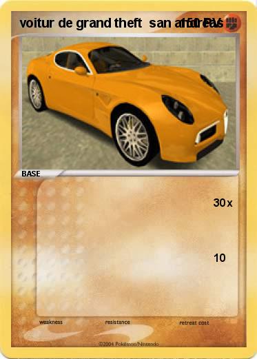 Pokemon voitur de grand theft  san andreas