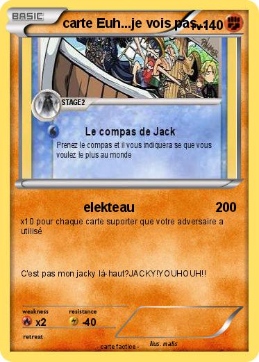 Pokemon carte Euh...je vois pas...
