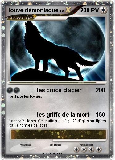 Pokemon louve démoniaque