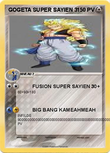 Pokemon GOGETA SUPER SAYIEN 3