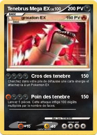 Pokemon Tenebrus Mega EX